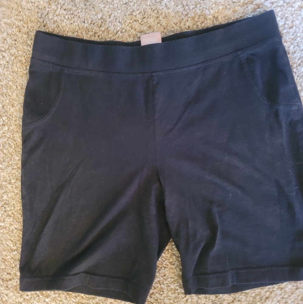 Black bikers shorts